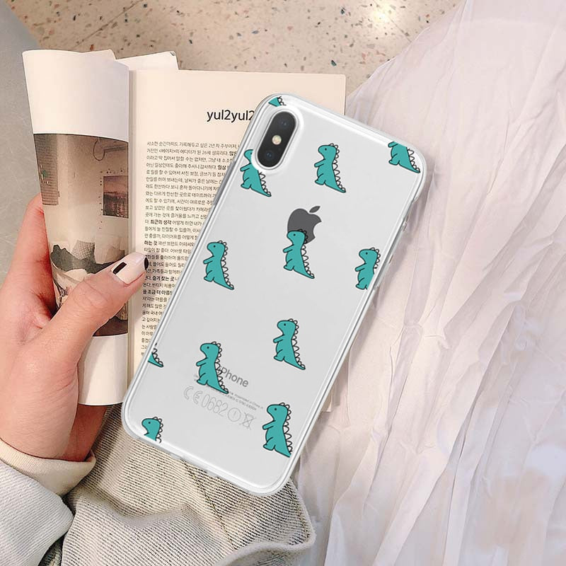 Transparent Chibi Dino Case