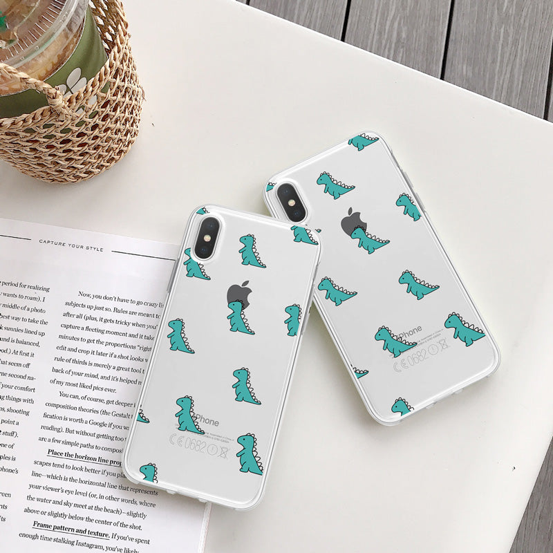 Transparent Chibi Dino Case