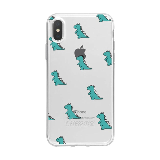 Transparent Chibi Dino Case