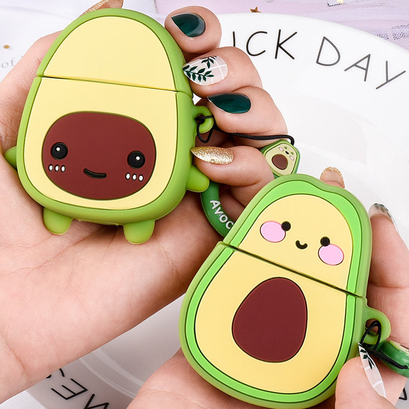 Kawaii Avocado AirPod Cases