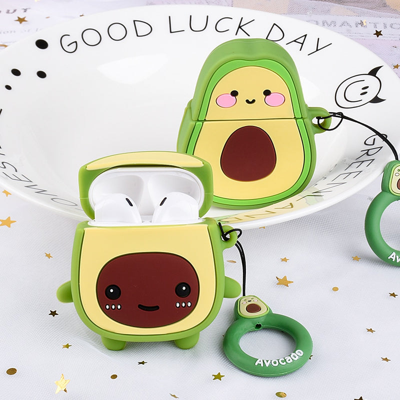 Kawaii Avocado AirPod Cases